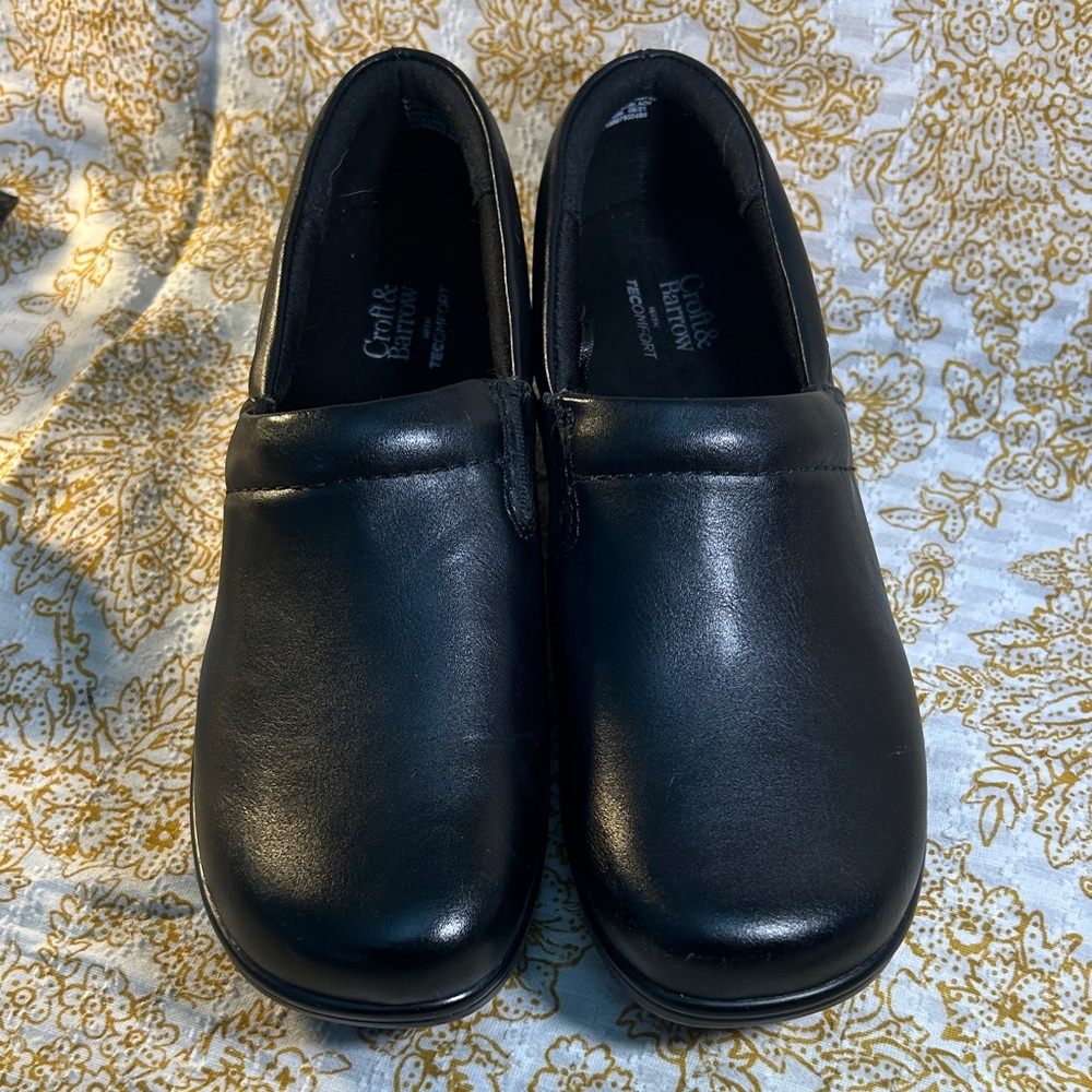 Croft & Barrow Black Mules